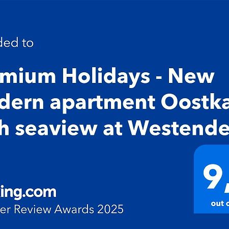 Premium Holidays - New Modern Apartment Oostkant With Seaview At Westende Middelkerke Exterior photo